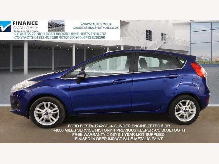 Ford Fiesta 1.25 Zetec Euro 6 5dr