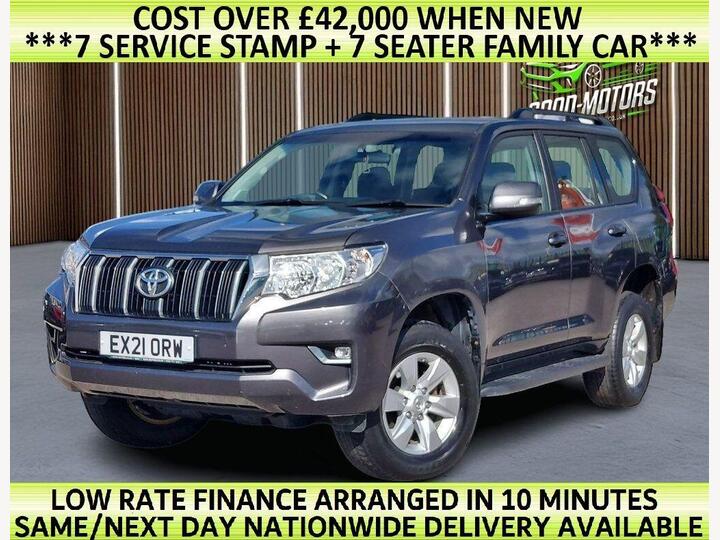 Toyota LAND CRUISER 2.8D Active Auto 4WD Euro 6 (s/s) 5dr (7 Seat)