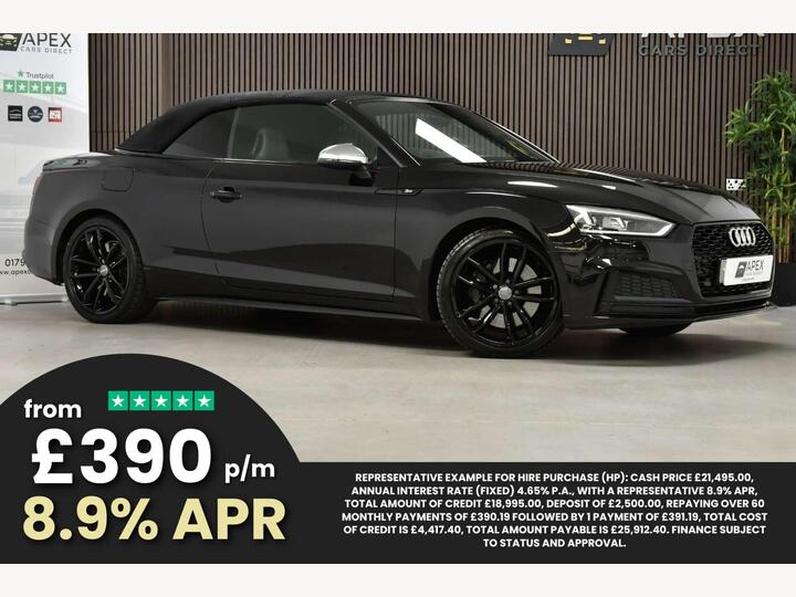 Audi S5 3.0 TFSI V6 Cabriolet Tiptronic Quattro Euro 6 (s/s) 2dr