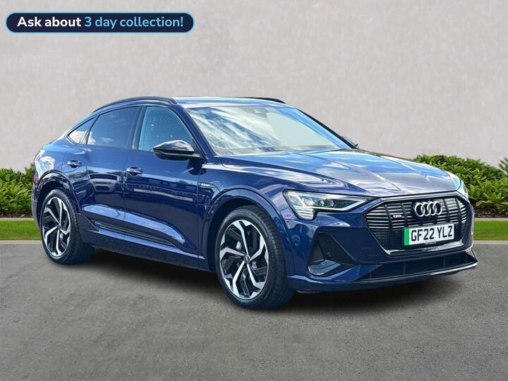 Audi E-TRON 55 Black Edition Sportback Auto Quattro 5dr 95kWh (11kW Charger)