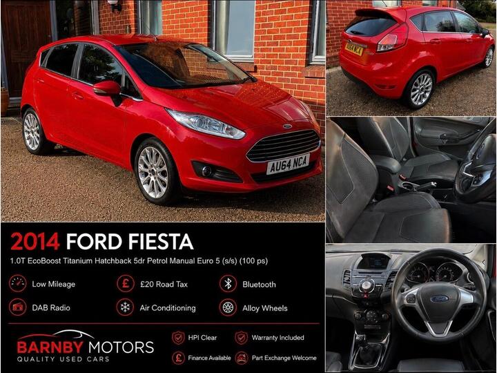 Ford Fiesta 1.0T EcoBoost Titanium X Euro 5 (s/s) 5dr Ford Fiesta 1.0T EcoBoost Titanium X Euro 5 (s/s) 5dr