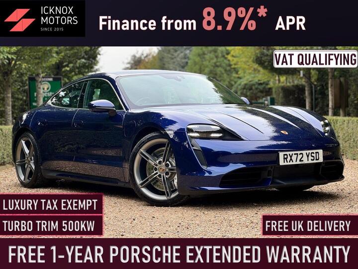 Porsche Taycan Performance Plus 93.4kWh Turbo Auto 4WD 4dr (11kW Charger) Porsche Taycan Performance Plus 93.4kWh Turbo Auto 4WD 4dr (11kW Charger)
