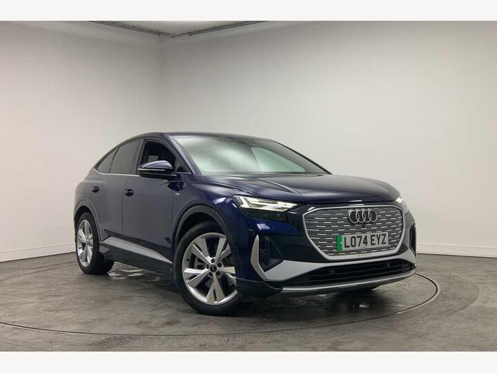 Audi Q4 E-tron Sportback 45 S Line Sportback Auto 5dr 82kWh Audi Q4 E-tron Sportback 45 S Line Sportback Auto 5dr 82kWh
