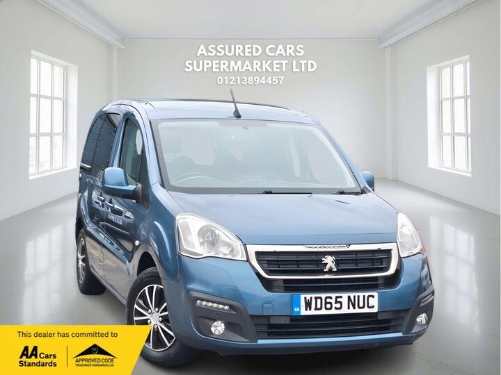 Peugeot PARTNER TEPEE 1.6 BlueHDi Active ETG Euro 6 (s/s) 5dr Peugeot PARTNER TEPEE 1.6 BlueHDi Active ETG Euro 6 (s/s) 5dr