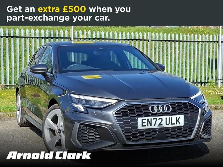 Audi A3 1.0 TFSI 30 S Line Sportback S Tronic Euro 6 (s/s) 5dr