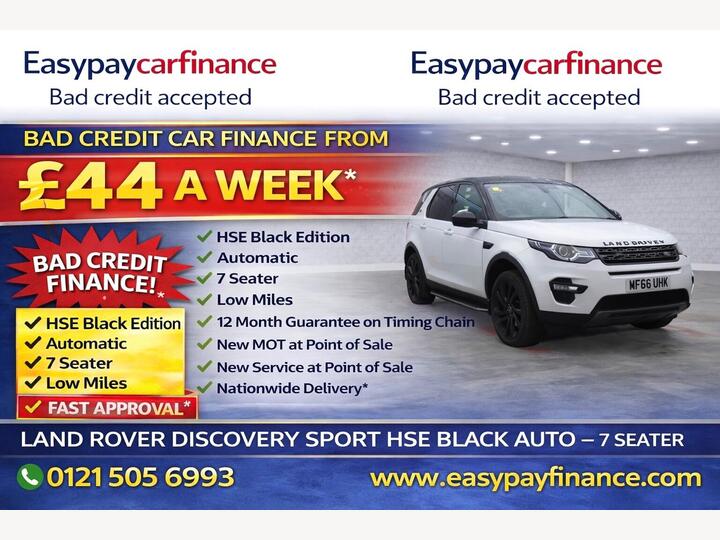 Land Rover Discovery Sport 2.0 TD4 HSE Black Auto 4WD Euro 6 (s/s) 5dr