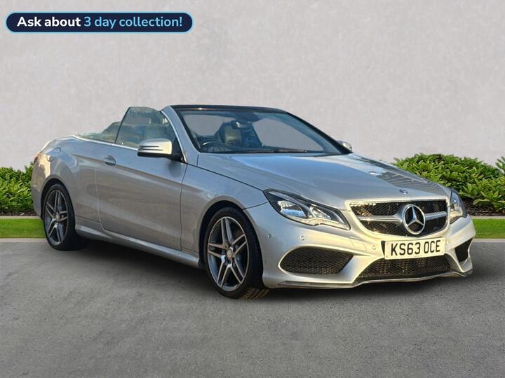 Mercedes-Benz E CLASS 3.0 E350d V6 BlueTEC AMG Sport Cabriolet G-Tronic+ Euro 6 (s/s) 2dr Mercedes-Benz E CLASS 3.0 E350d V6 BlueTEC AMG Sport Cabriolet G-Tronic+ Euro 6 (s/s) 2dr