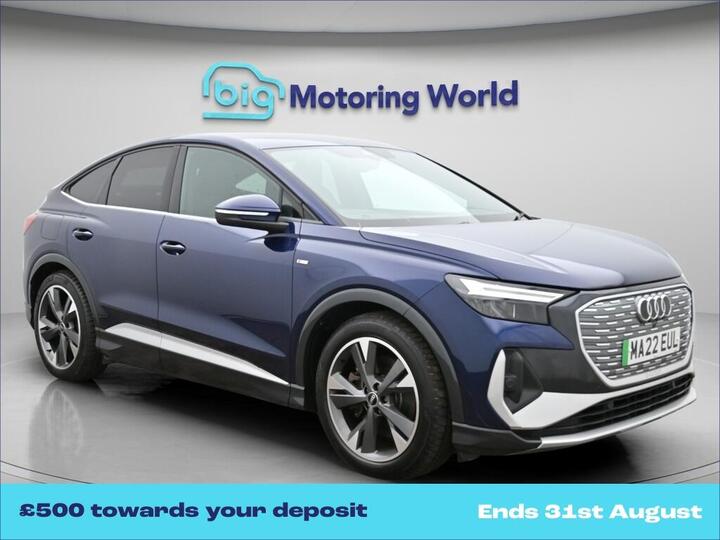 Audi Q4 E-tron 50 S Line Sportback Auto Quattro 5dr 82kWh