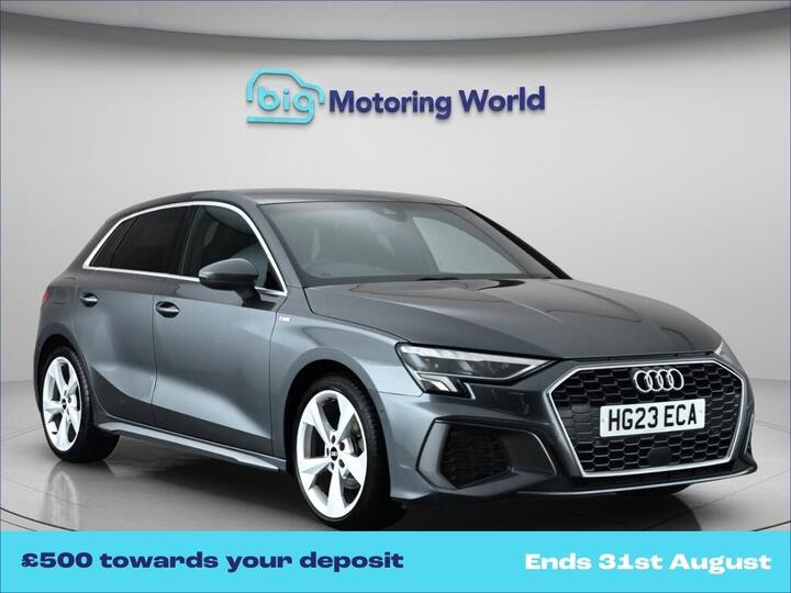 Audi A3 1.0 TFSI 30 S Line Sportback Euro 6 (s/s) 5dr