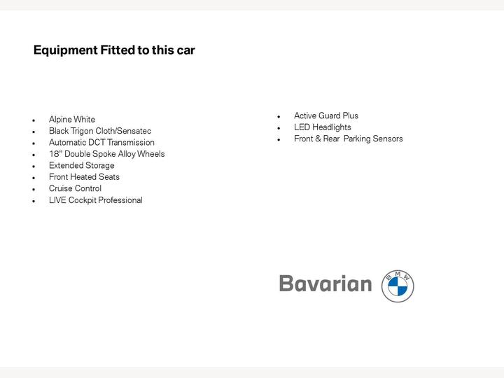 BMW 1 Series 1.5 118i M Sport (LCP) DCT Euro 6 (s/s) 5dr