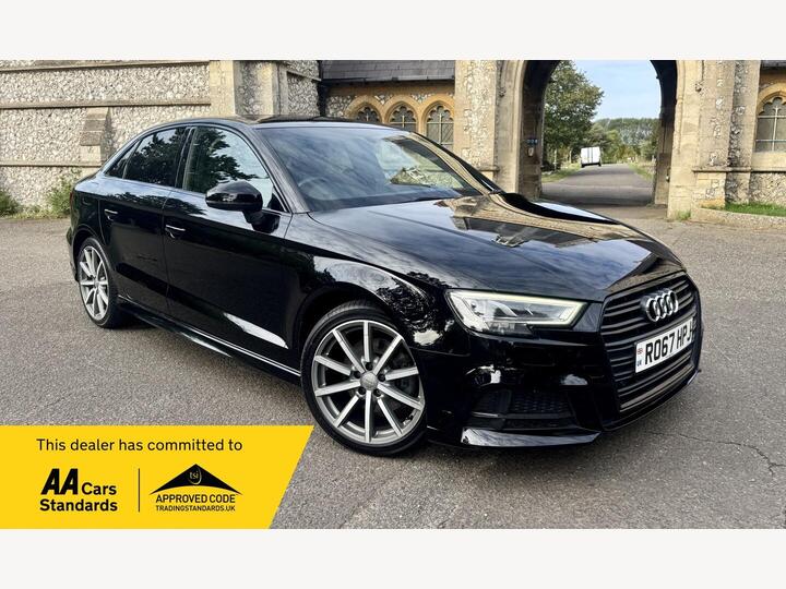 Audi A3 2.0 TFSI Black Edition S Tronic Euro 6 (s/s) 4dr