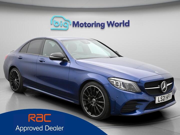 Mercedes-Benz C Class 1.5 C200 MHEV AMG Line Night Edition (Premium) G-Tronic+ Euro 6 (s/s) 4dr Mercedes-Benz C Class 1.5 C200 MHEV AMG Line Night Edition (Premium) G-Tronic+ Euro 6 (s/s) 4dr