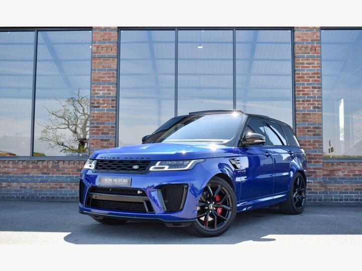 Land Rover RANGE ROVER SPORT 5.0 P575 V8 SVR Auto 4WD Euro 6 (s/s) 5dr Land Rover RANGE ROVER SPORT 5.0 P575 V8 SVR Auto 4WD Euro 6 (s/s) 5dr