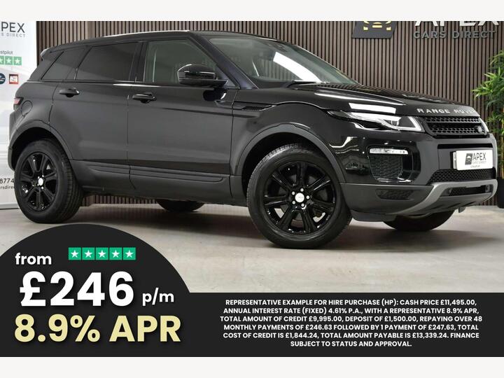 Land Rover RANGE ROVER EVOQUE 2.0 TD4 SE Tech Auto 4WD Euro 6 (s/s) 5dr