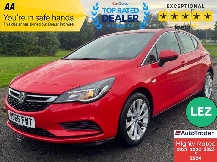 Vauxhall ASTRA 1.4i Design Euro 6 5dr