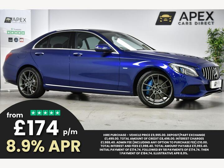 Mercedes-Benz C Class 2.0 C350e 6.4kWh Sport (Premium Plus) G-Tronic+ Euro 6 (s/s) 4dr