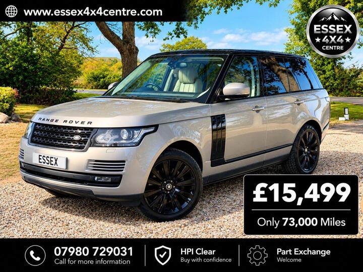 Land Rover RANGE ROVER 3.0 TD V6 Autobiography Auto 4WD Euro 5 (s/s) 5dr