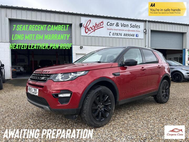 Land Rover Discovery Sport 2.2 SD4 SE Tech 4WD Euro 5 (s/s) 5dr