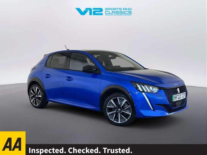 Peugeot E-208 50kWh GT Auto 5dr (7kW Charger)