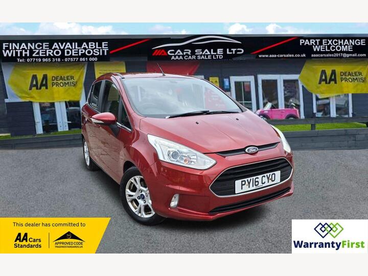 Ford B-MAX 1.5 TDCi Zetec Euro 6 (s/s) 5dr