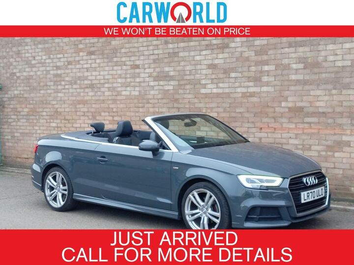 Audi A3 CABRIOLET 1.5 TFSI 35 S Line S Tronic Euro 6 (s/s) 2dr Audi A3 CABRIOLET 1.5 TFSI 35 S Line S Tronic Euro 6 (s/s) 2dr