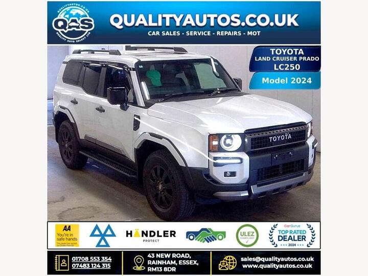 Toyota Land Cruiser LAND CRUISER PRADO LC250 2.8 DIESEL AUTO NEW SHAPE 24-24 EURO 6 ULEZ 7 SEAT