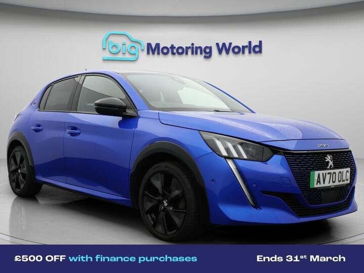Peugeot E-208 50kWh GT Auto 5dr