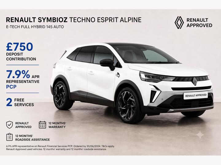 Renault Symbioz 1.6 E-TECH Techno Esprit Alpine Auto Euro 6 (s/s) 5dr