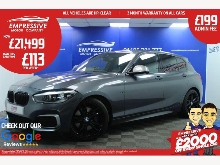 BMW 1 SERIES 3.0 M140i Shadow Edition Auto Euro 6 (s/s) 5dr