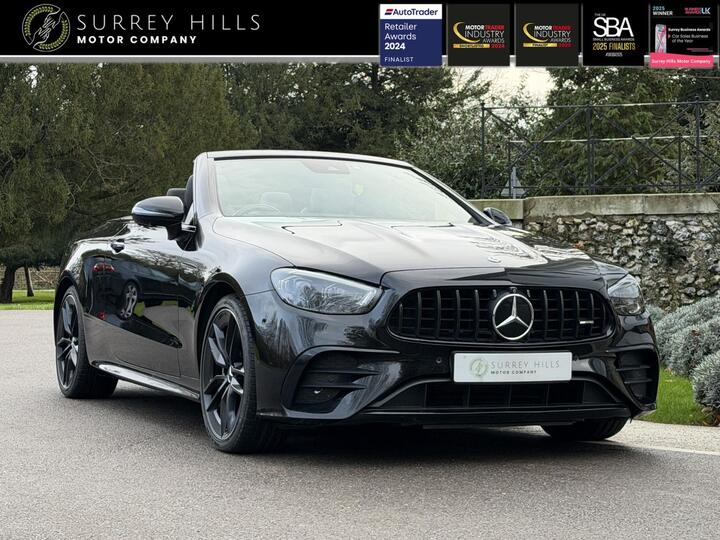 Mercedes-Benz E Class 3.0 E53h BiTurbo MHEV AMG Night Edition (Premium Plus) Cabriolet SpdS TCT 4MATIC+ Euro 6 (s/s) 2dr Mercedes-Benz E Class 3.0 E53h BiTurbo MHEV AMG Night Edition (Premium Plus) Cabriolet SpdS TCT 4MATIC+ Euro 6 (s/s) 2dr