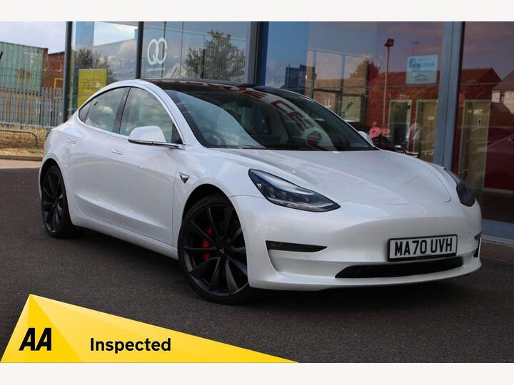 Tesla Model 3 (Dual Motor) Performance Auto 4WDE 4dr (Performance Upgrade)