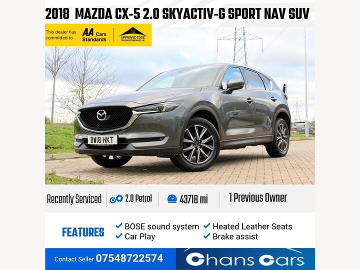 Mazda CX-5 2.0 SKYACTIV-G Sport Nav Euro 6 (s/s) 5dr