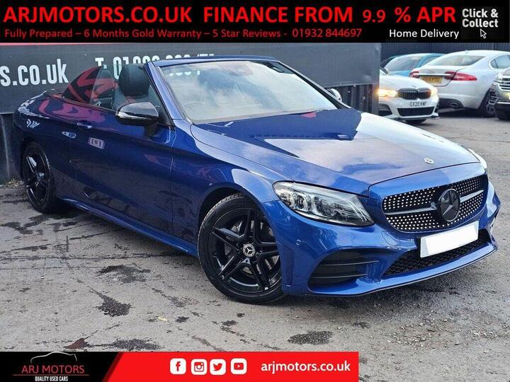 Mercedes-Benz C Class 2.0 C220d AMG Line (Premium) Cabriolet G-Tronic+ Euro 6 (s/s) 2dr