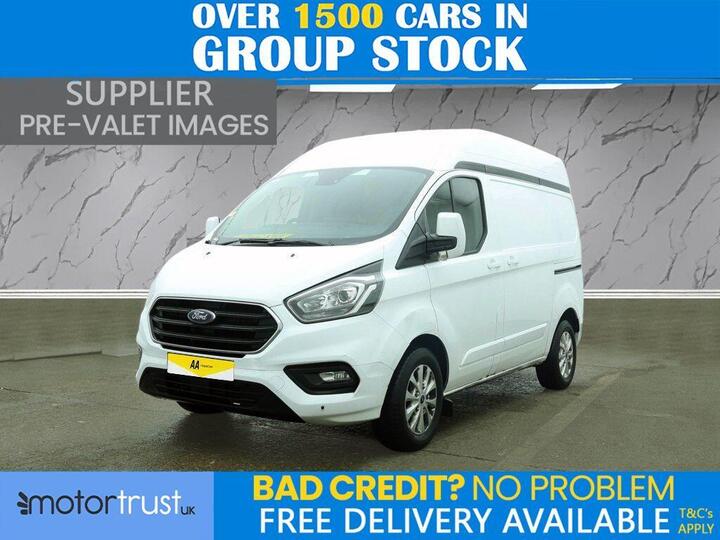 Ford TRANSIT CUSTOM 2.0 300 EcoBlue Limited Panel Van 5dr Diesel Manual L1 H2 Euro 6 (s/s) (130 Ps) 2 KEYS, FSH, PARK SENSORS