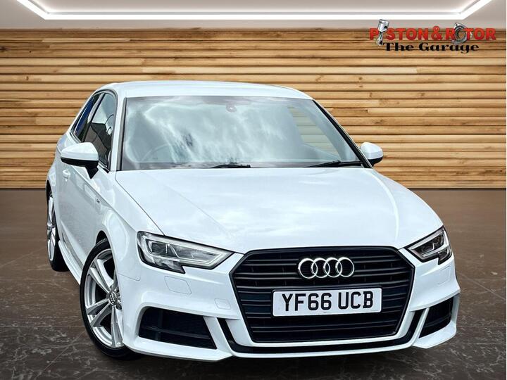 Audi A3 2.0 TDI S Line S Tronic Auto 6Spd Euro 6 (s/s) 3dr