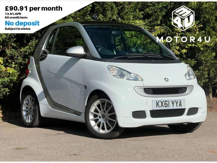 Smart FORTWO 1.0 MHD Passion SoftTouch Euro 5 (s/s) 2dr