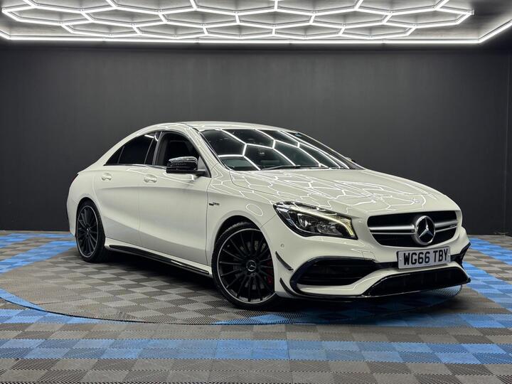 Mercedes-Benz CLA 2.0 CLA45 AMG Coupe SpdS DCT 4MATIC Euro 6 (s/s) 4dr Mercedes-Benz CLA 2.0 CLA45 AMG Coupe SpdS DCT 4MATIC Euro 6 (s/s) 4dr