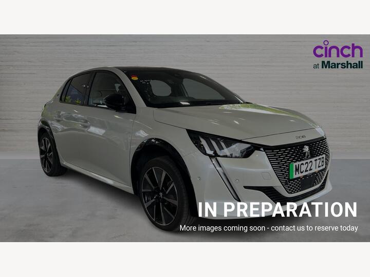 Peugeot E-208 50kWh GT Premium Auto 5dr (7kW Charger)