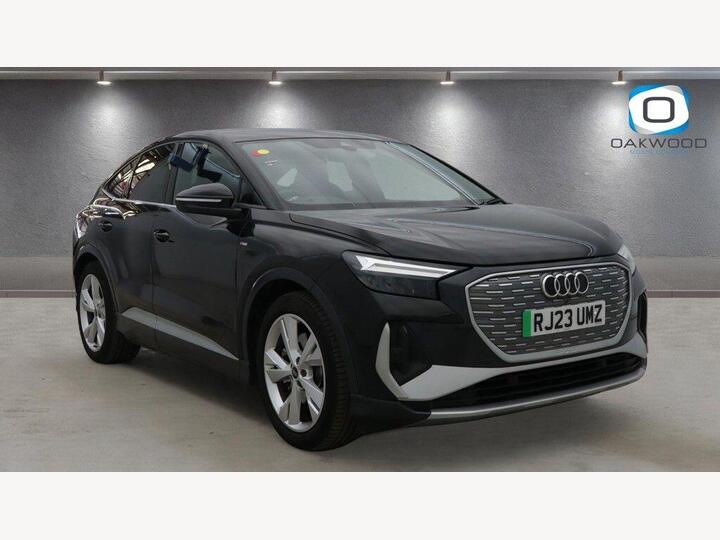 Audi Q4 E-TRON 40 S Line Sportback Auto 5dr 82kWh Audi Q4 E-TRON 40 S Line Sportback Auto 5dr 82kWh