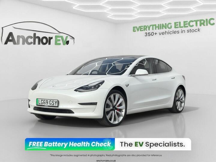 Tesla Model 3 (Dual Motor) Performance Auto 4WDE 4dr (Performance Upgrade)