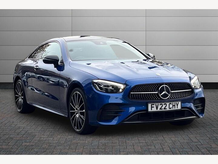 Mercedes-Benz E Class 2.0 E300dh MHEV AMG Line Night Edition (Premium Plus) G-Tronic+ 4MATIC Euro 6 (s/s) 2dr Mercedes-Benz E Class 2.0 E300dh MHEV AMG Line Night Edition (Premium Plus) G-Tronic+ 4MATIC Euro 6 (s/s) 2dr