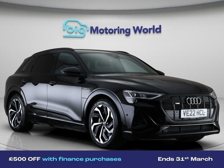 Audi E-tron 50 Black Edition Auto Quattro 5dr 71.2kWh (11kW Charger)