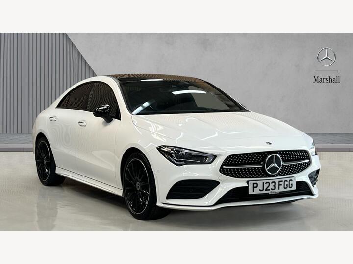 Mercedes-Benz CLA 1.3 CLA200 AMG Line Night Edition (Premium Plus) Coupe 7G-DCT Euro 6 (s/s) 4dr Mercedes-Benz CLA 1.3 CLA200 AMG Line Night Edition (Premium Plus) Coupe 7G-DCT Euro 6 (s/s) 4dr