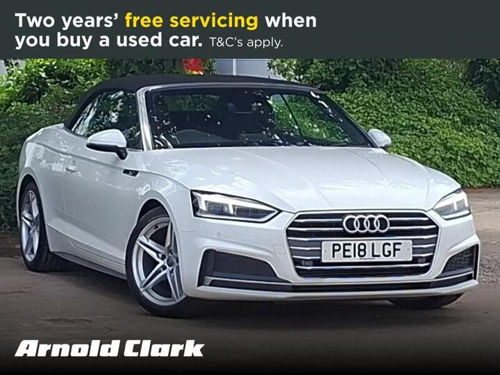 Audi A5 Cabriolet 2.0 TFSI S Line Euro 6 (s/s) 2dr