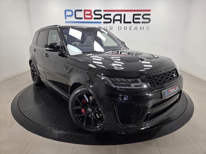 Land Rover Range Rover Sport 5.0 P575 V8 SVR Auto 4WD Euro 6 (s/s) 5dr Land Rover Range Rover Sport 5.0 P575 V8 SVR Auto 4WD Euro 6 (s/s) 5dr