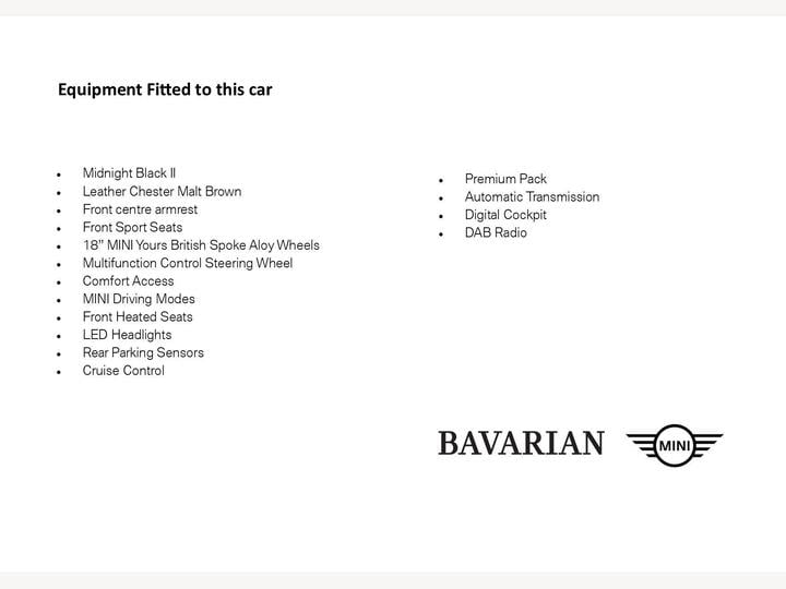 MINI Hatch 1.5 Cooper Exclusive Steptronic Euro 6 (s/s) 5dr