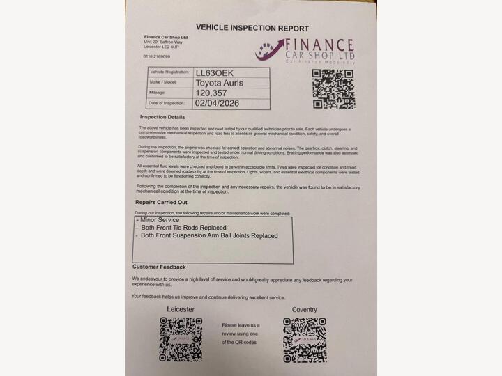 Toyota Auris 1.8 VVT-h Icon Touring Sports CVT Euro 5 (s/s) 5dr