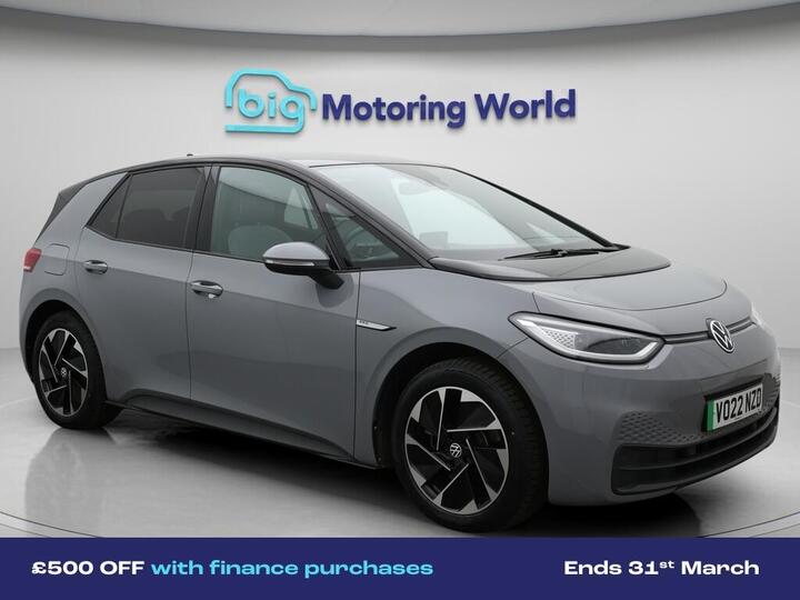 Volkswagen ID.3 Pro Performance 58kWh Family Auto 5dr Volkswagen ID.3 Pro Performance 58kWh Family Auto 5dr