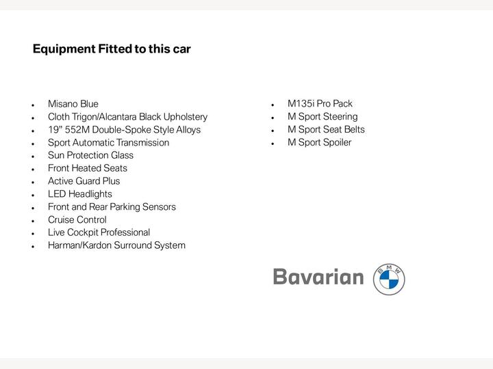 BMW 1 Series 2.0 M135i Auto XDrive Euro 6 (s/s) 5dr