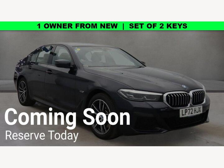 BMW 5 SERIES 2.0 530e 12kWh M Sport Steptronic Euro 6 (s/s) 4dr